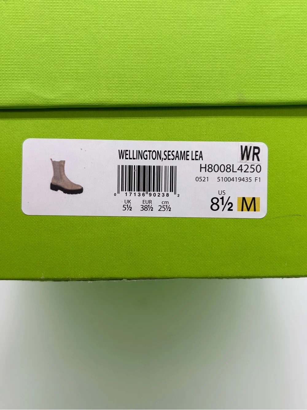 Sam Edelman Taupe Leather Chelsea Lug Boots